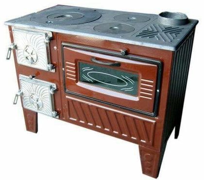 Отопительно-варочная печь МастерПечь ПВ-03 с духовым шкафом, 7.5 кВт в Берёзовском