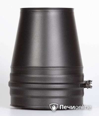 Комплектующие дымохода Schiedel Конус д.150 PM25 (Черный) Permetr в Берёзовском