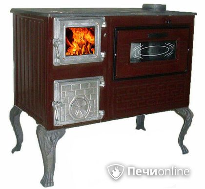 Отопительно-варочная печь МастерПечь ПВ-06 с духовым шкафом, 7.5 кВт в Берёзовском