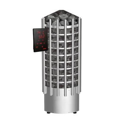 Электрокаменка для сауны Harvia Glow Corner TRC90XE c цифровой панелью управления в Берёзовском